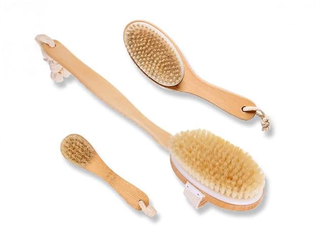 Dry body brush